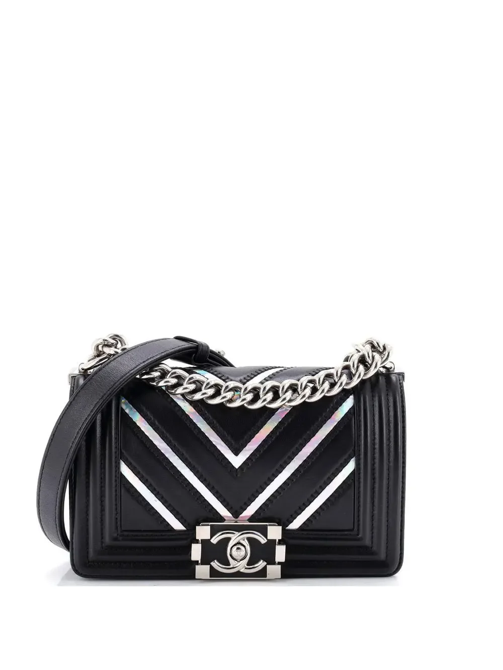Chanel Boy Flap Bag Chevron Lambskin #259704C38B